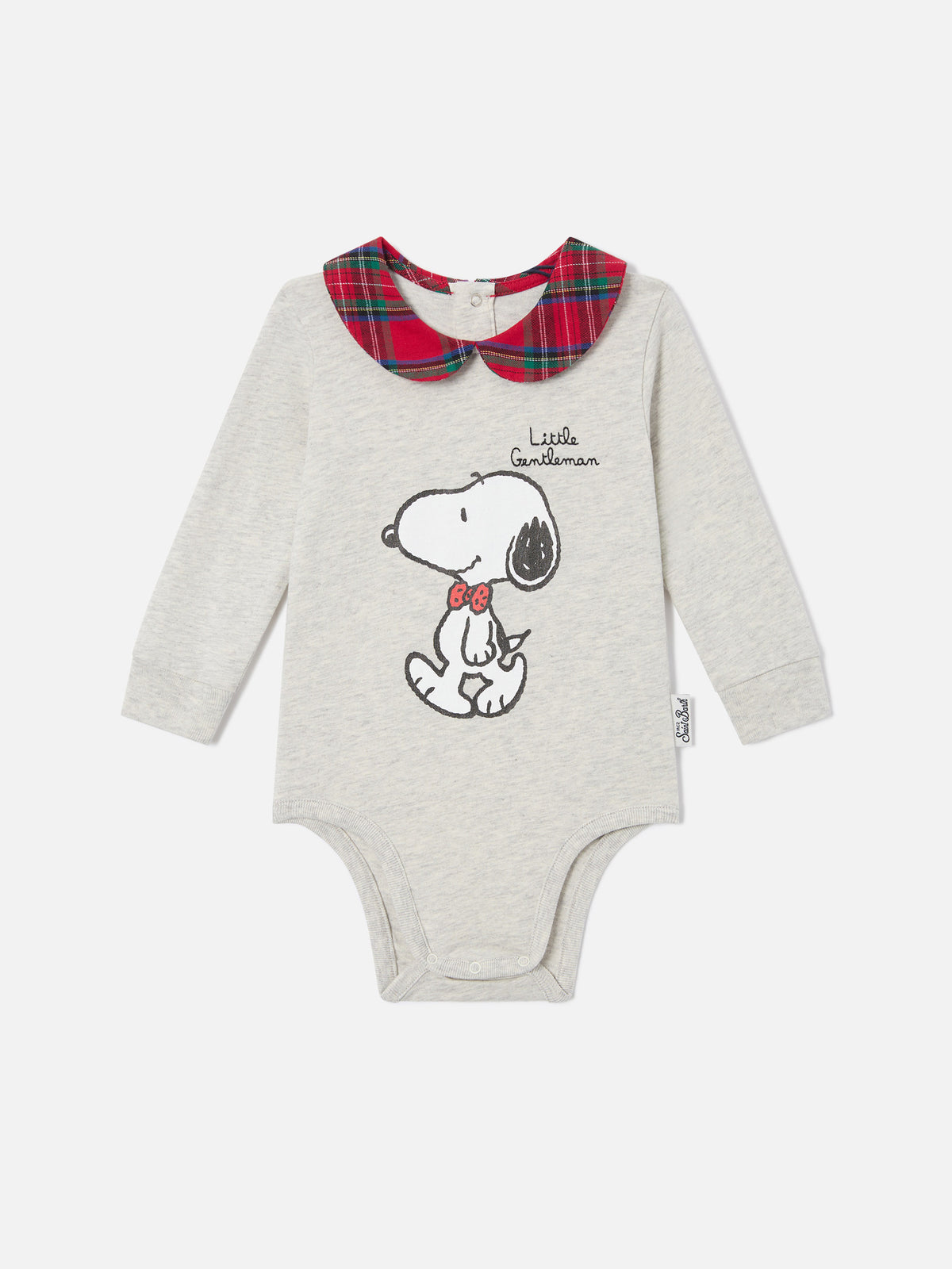 Body Jacques en algodón orgánico color crema con estampado de Snoopy | Special edition 