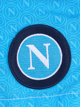 Jean mid-length swim shorts with Napoli print and patch | SSC NAPOLI SPECIAL EDITION - MC2 Saint Barth