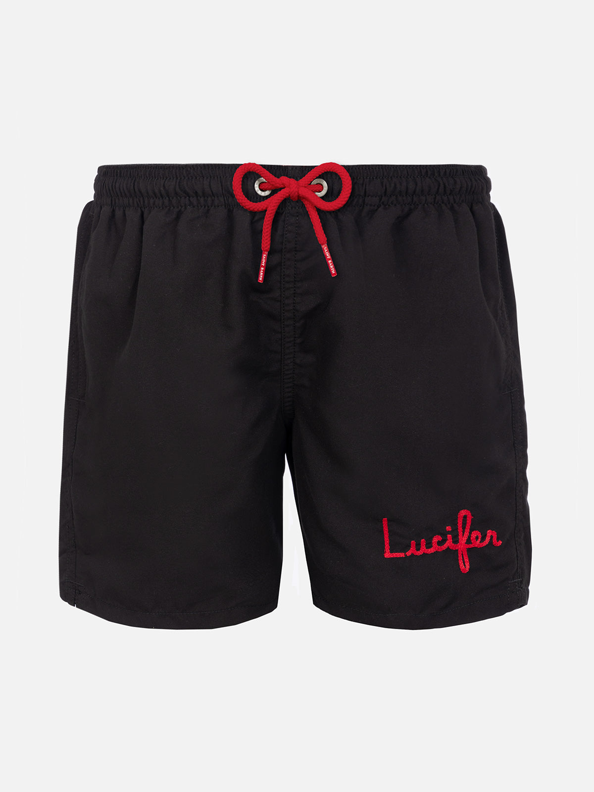 Boy swim shorts with Lucifer embroidery - MC2 Saint Barth