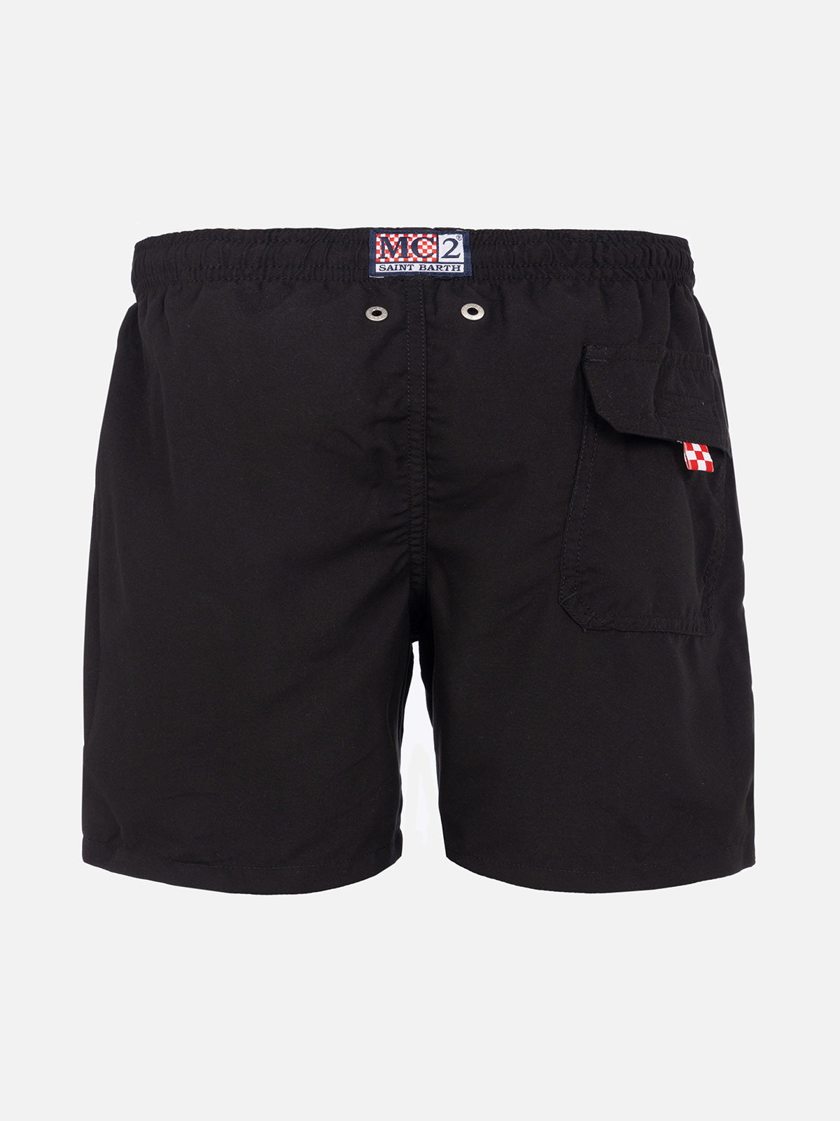 Boy swim shorts with Lucifer embroidery - MC2 Saint Barth
