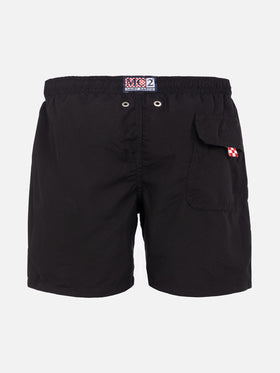 Boy swim shorts with Lucifer embroidery - MC2 Saint Barth