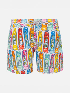 Boy swim shorts with Ice lolly print - MC2 Saint Barth