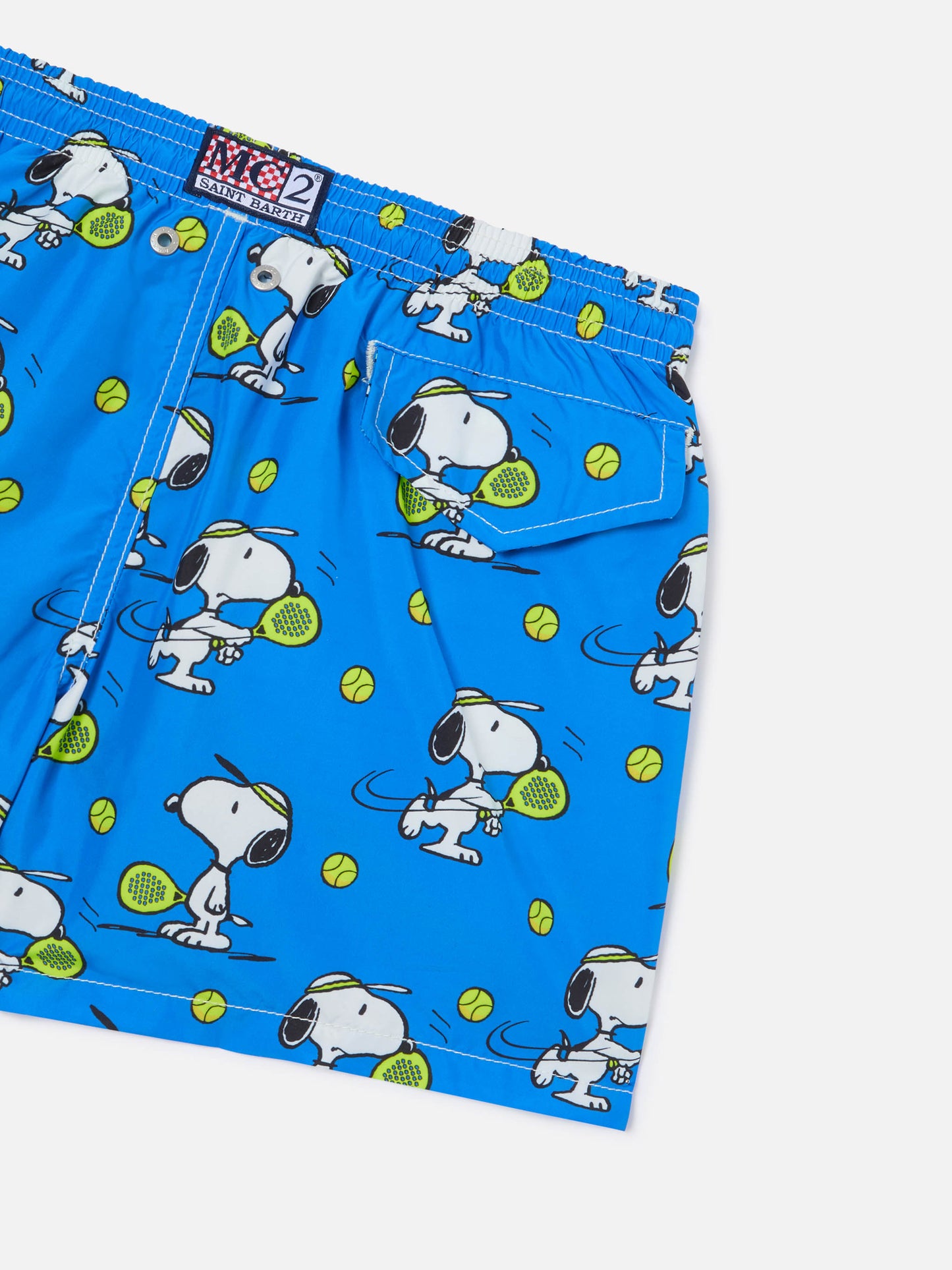 Short de bain garçon en tissu léger avec imprimé Snoopy Padel | SNOOPY - PEANUTS™ SPECIAL EDITION 