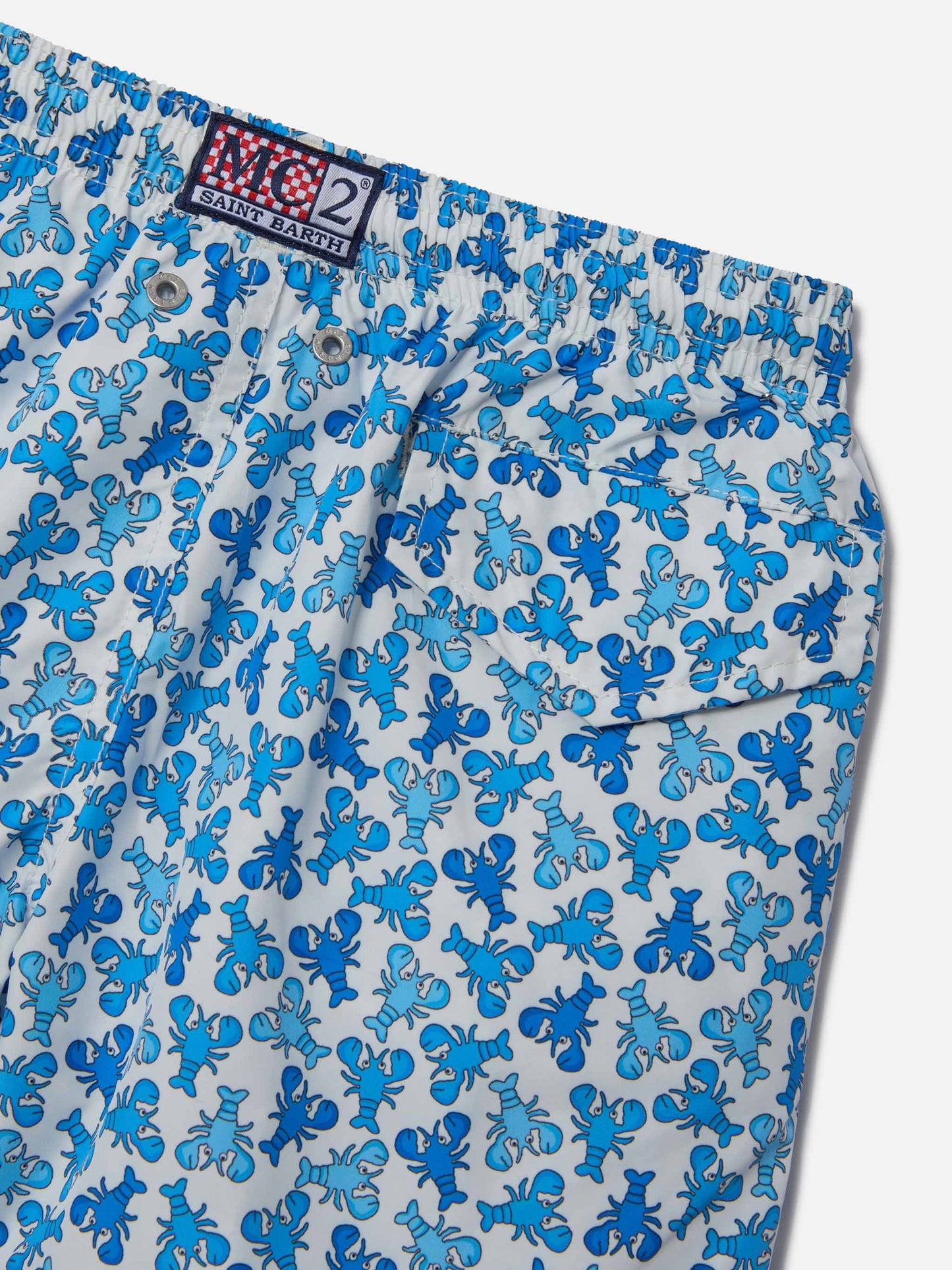 Bañador de tejido ligero para niño Jean Lighting con estampado de langosta 