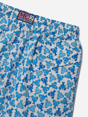 Bañador de tejido ligero para niño Jean Lighting con estampado de langosta 