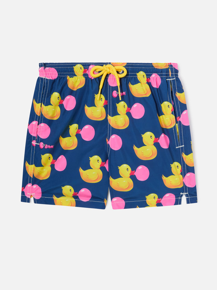 Short de bain garçon à imprimé canards | BIG BABOL® SPECIAL EDITION 