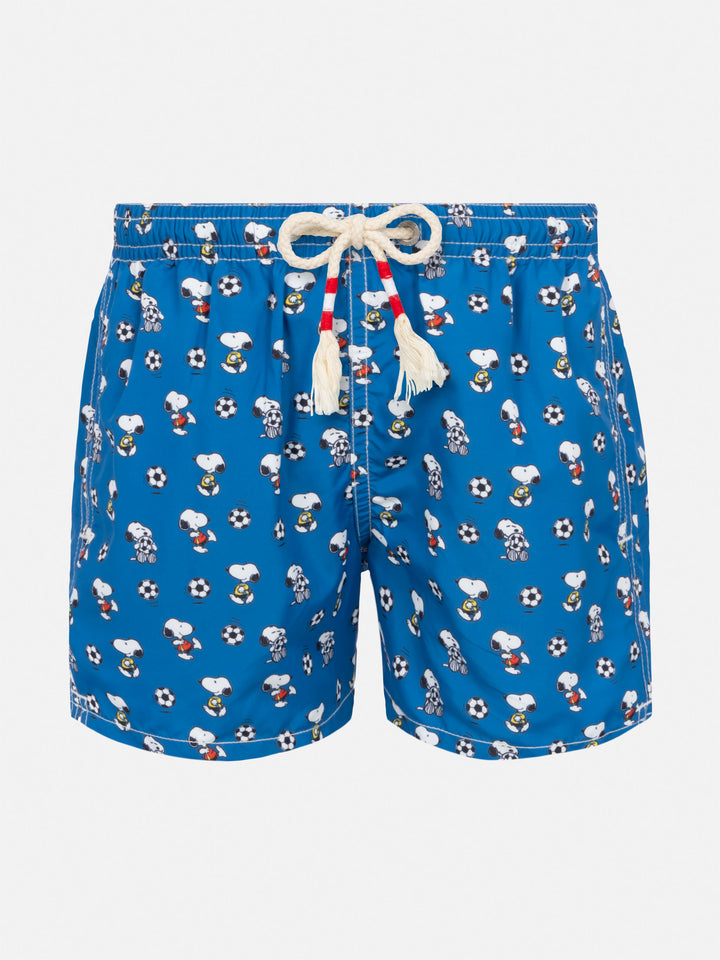 Jean Lighting lightweight fabric swim shorts with Snoopy print | SNOOPY PEANUTS® SPECIAL EDITION - MC2 Saint Barth