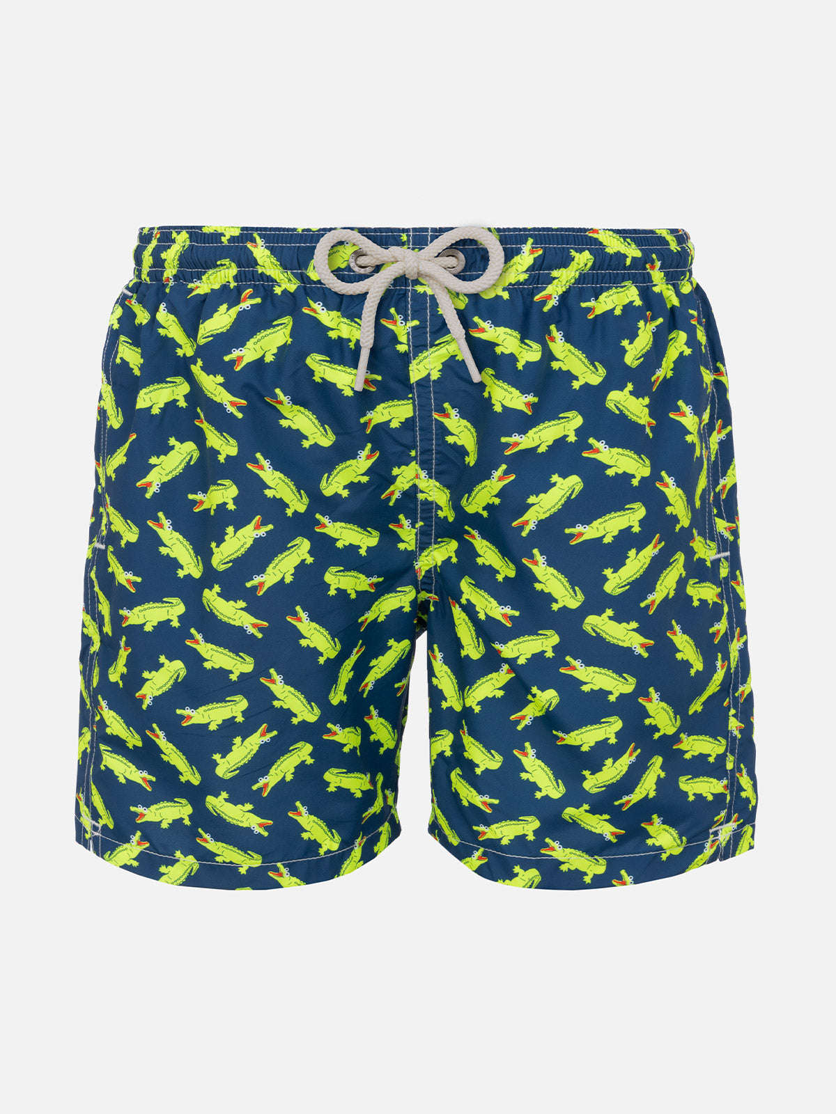 Boy swim shorts with crocodile print - MC2 Saint Barth