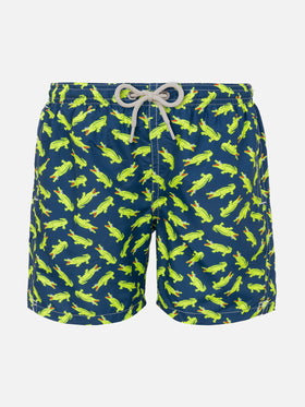 Boy swim shorts with crocodile print - MC2 Saint Barth