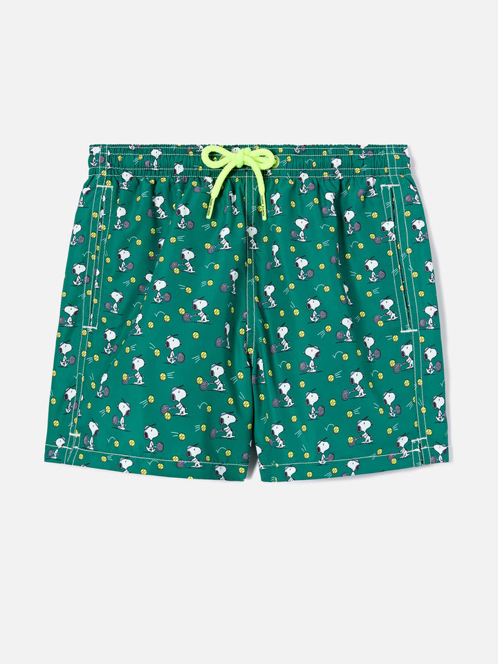 Jean Lighting swim shorts with Snoopy playing Tennis print | Special Edition