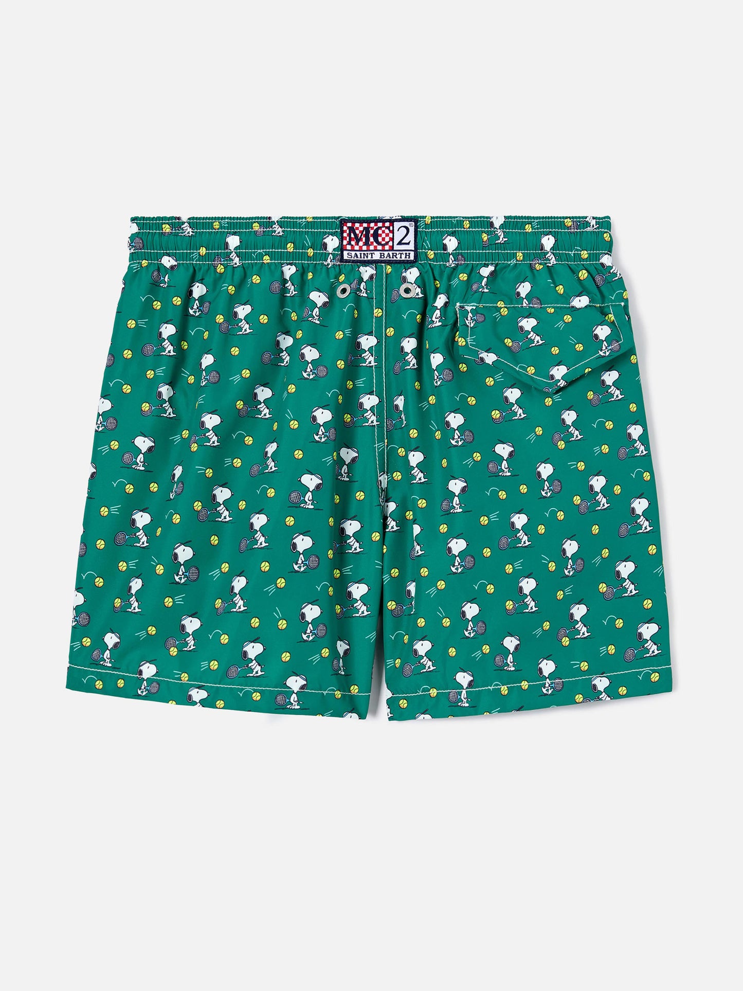 Jean Lighting swim shorts with Snoopy playing Tennis print | Special Edition