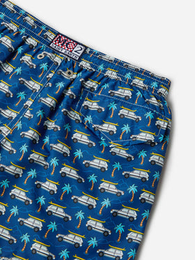 Jean Lighting swim shorts with Fiat Panda all-over print | Special Edition
