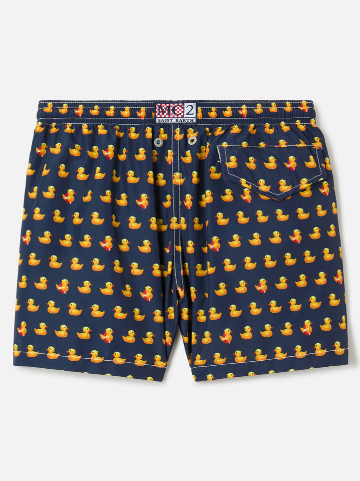 Jean Lighting swim shorts with Ducklings all-over print