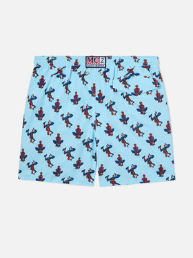 Short de bain garçon Jean Lighting imprimé Spiderman | Édition spéciale 