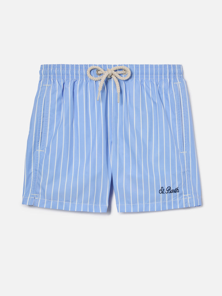Jean Lighting swim shorts with striped pattern