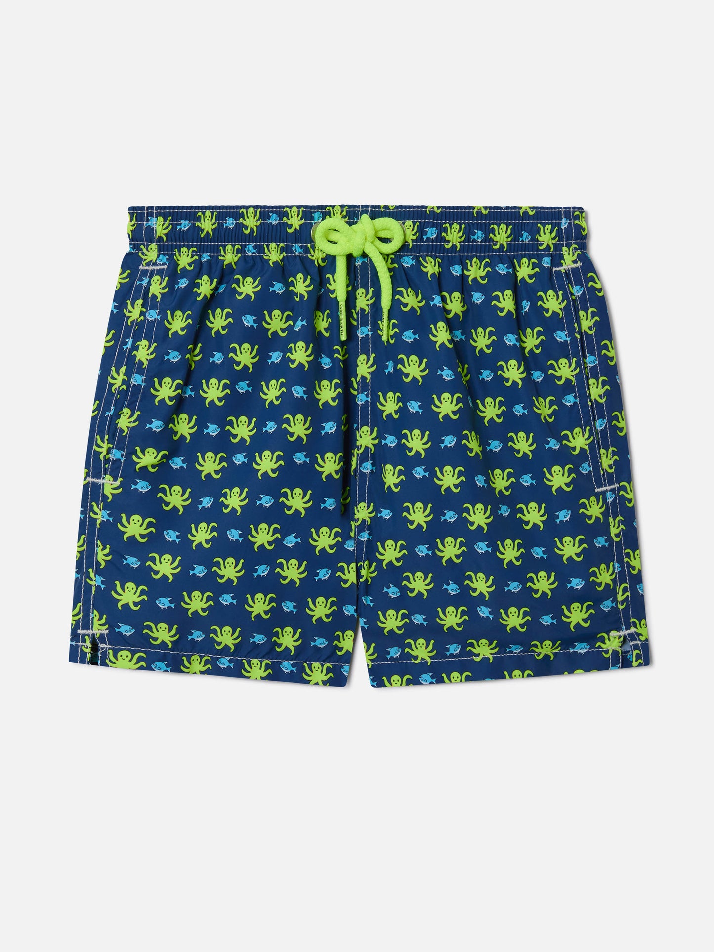 Bañador tipo short para niño con estampado de pulpo 