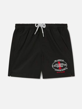 Jean swim shorts with Cigarette print | Special Edition