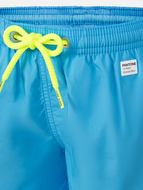 Jean Lighting Pantone lightweight sky blue swim shorts | PANTONE® SPECIAL EDITION - MC2 Saint Barth
