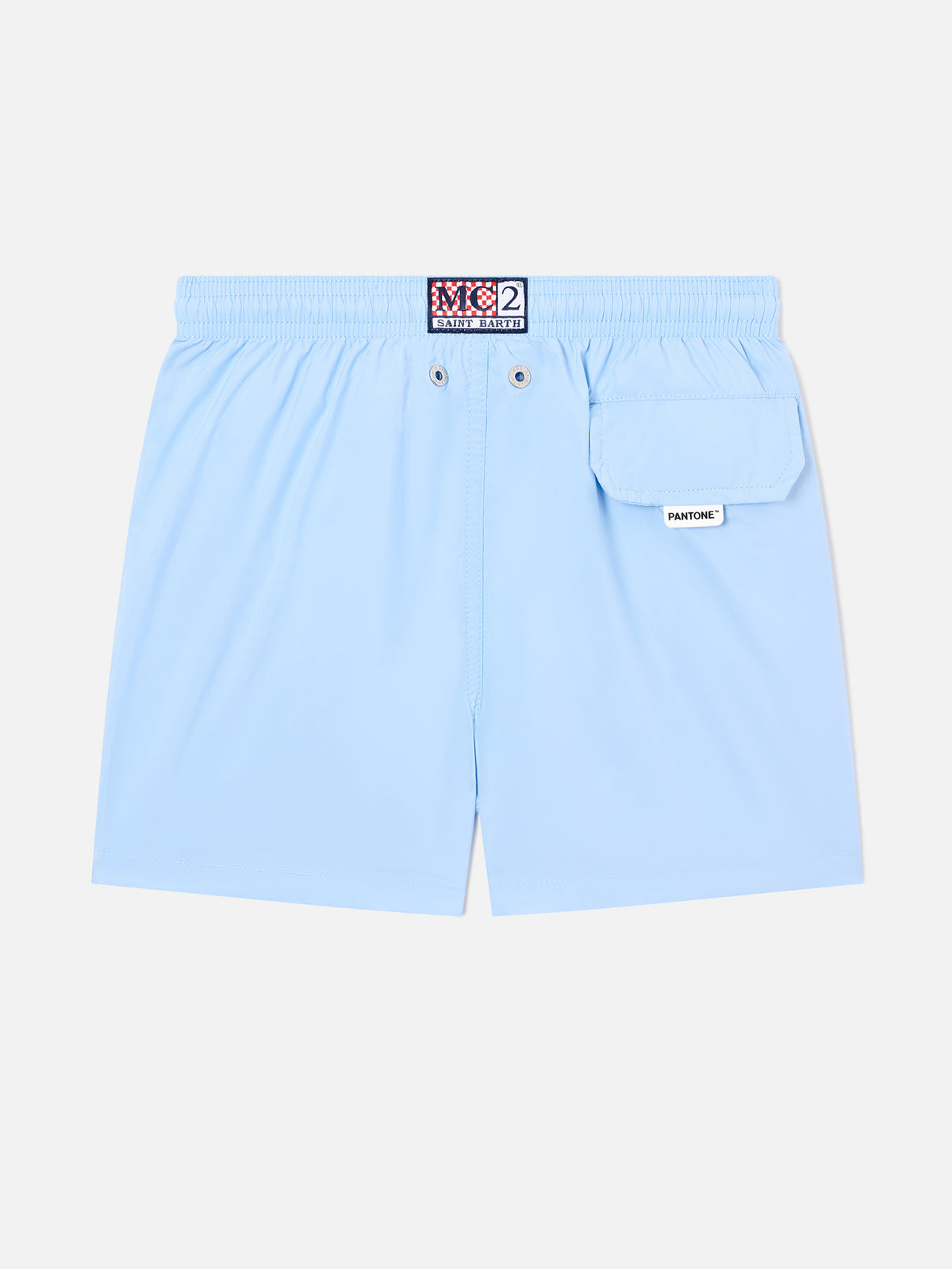 Jean Lighting Pantone swim shorts solid sky blue