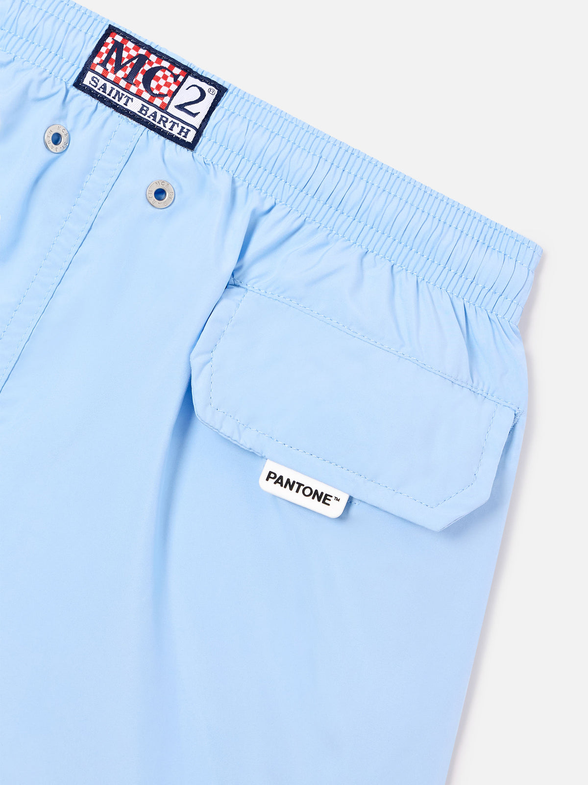 Jean Lighting Pantone swim shorts solid sky blue