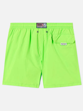 Jean Lighting Pantone Badeshorts einfarbig Fluo Green 