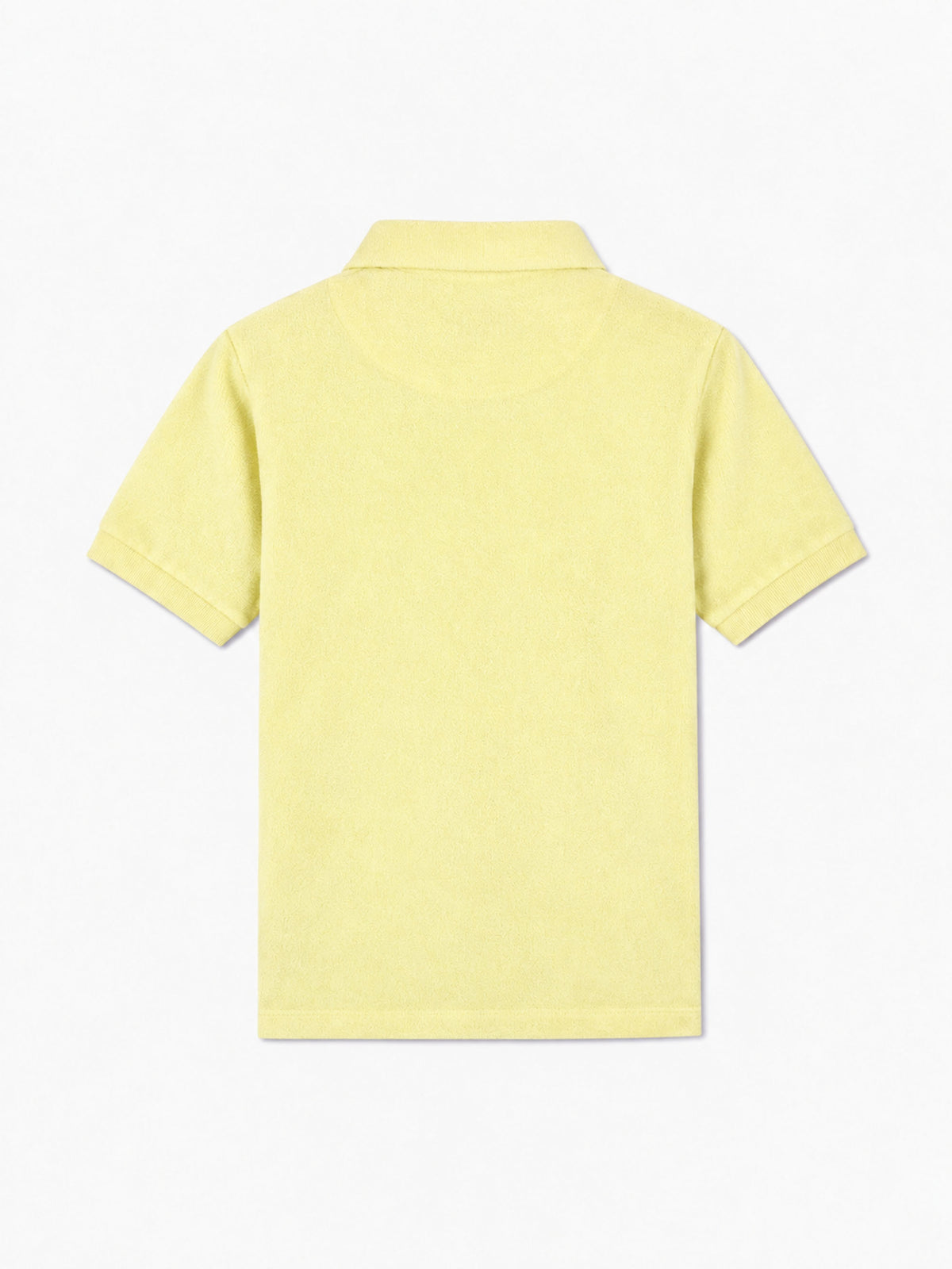 Polo en éponge jaune pâle pour garçon Jeremy Jr 