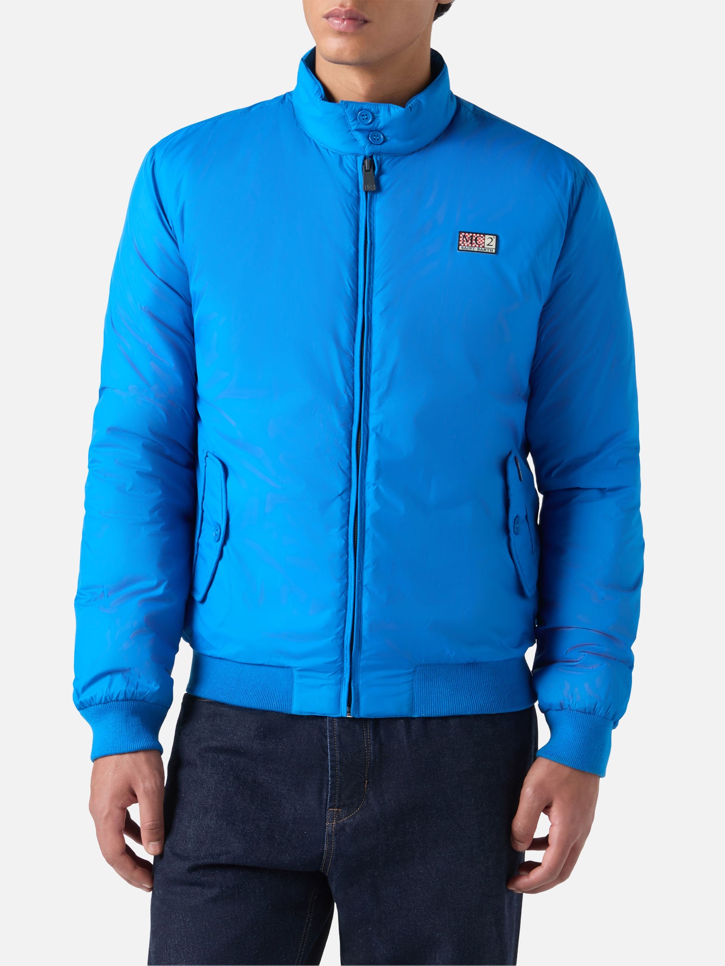 Bomber leggero Jet in bluette