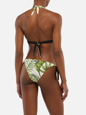 Bikini a triangolo Joanne Ines con stampa tropicale