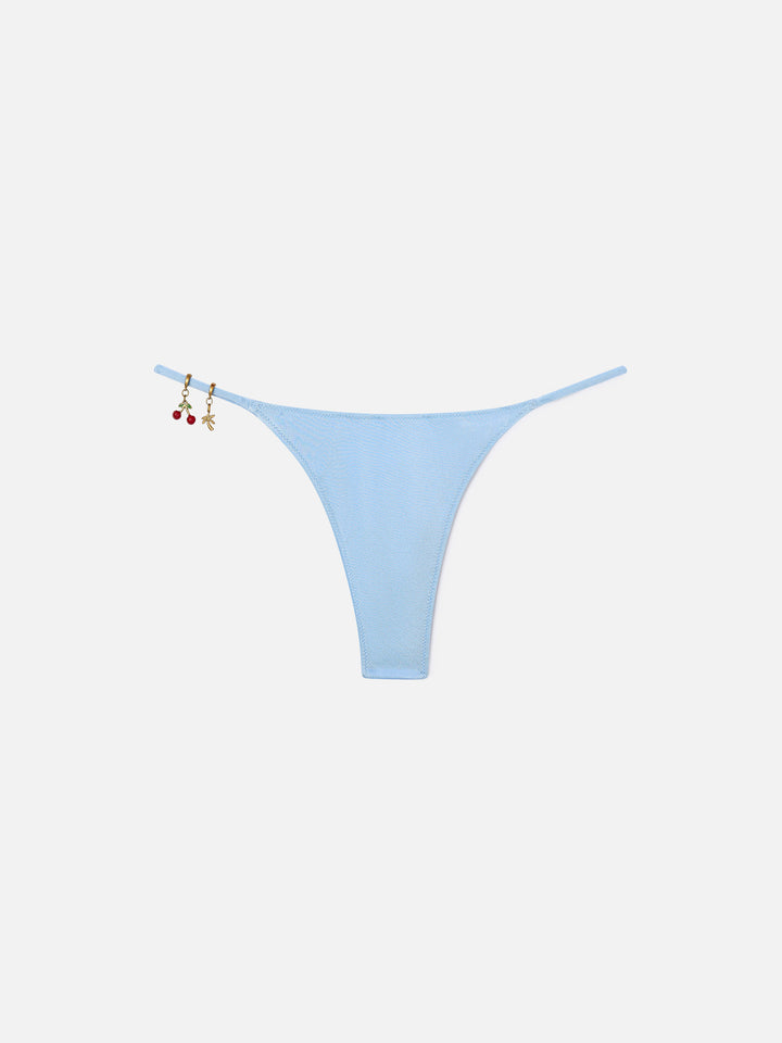Bikini Salina Jodene glossy finish azzurro
