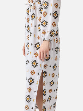 Robe longue de plage Jodie avec imprimé navajo 
