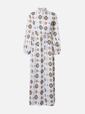 Robe longue de plage Jodie avec imprimé navajo 