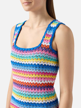 Handmade crochet cotton mini dress Jaisal