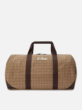 Borsone da viaggio Jetleg Wool in misto lana tweed