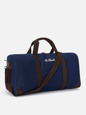 Blue Jetleg Denim-Seesack mit Logostickerei 