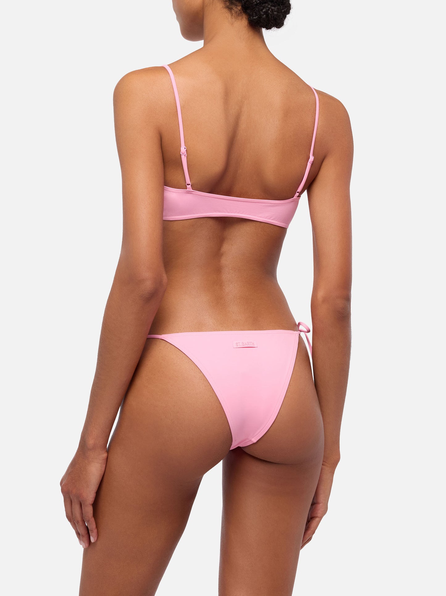 Klassische Badehose Marielle in Rosa - Strandtop Judy in Rosa mit Bralette Judy