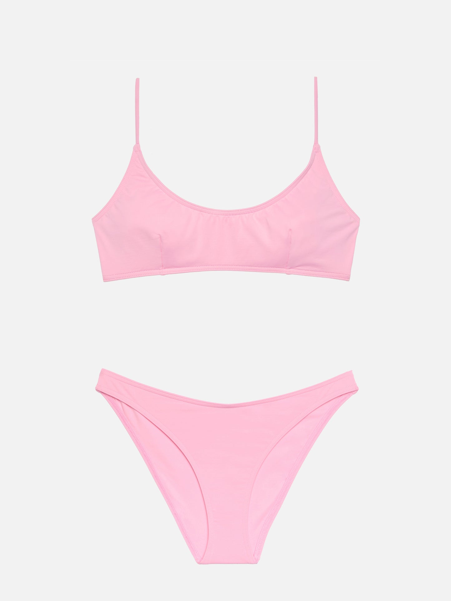 Slip mare classico Lido rosa - Judy top bralette rosa