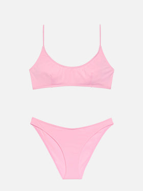 Slip mare classico Lido rosa - Judy top bralette rosa