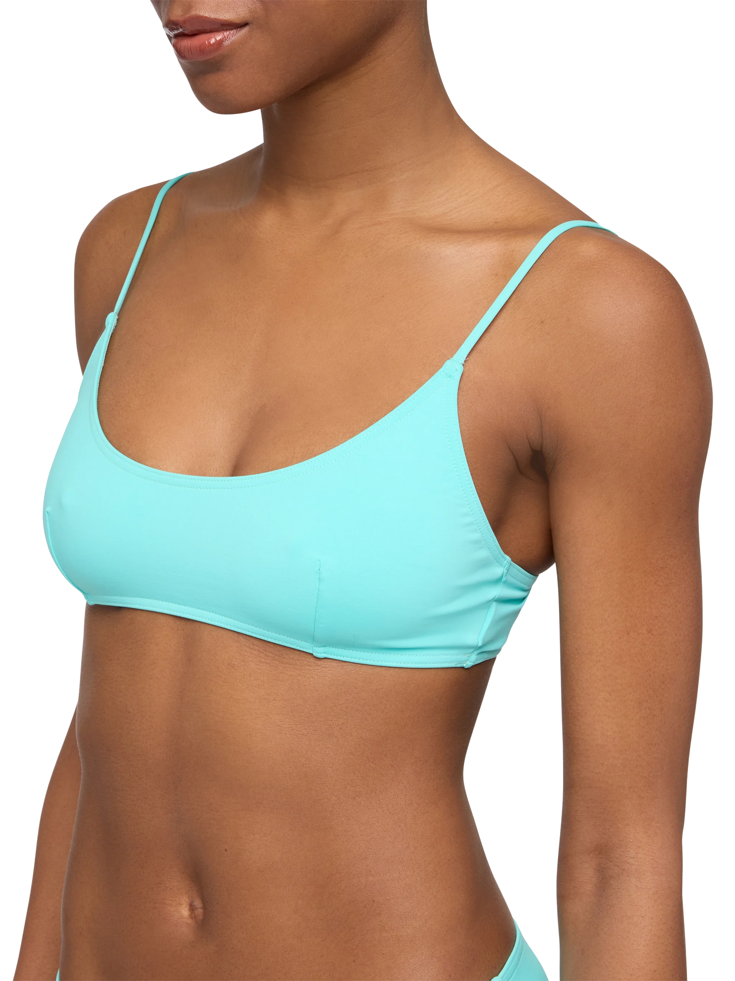Judy Lido water green bikini with bralette top and classic briefs - MC2 Saint Barth