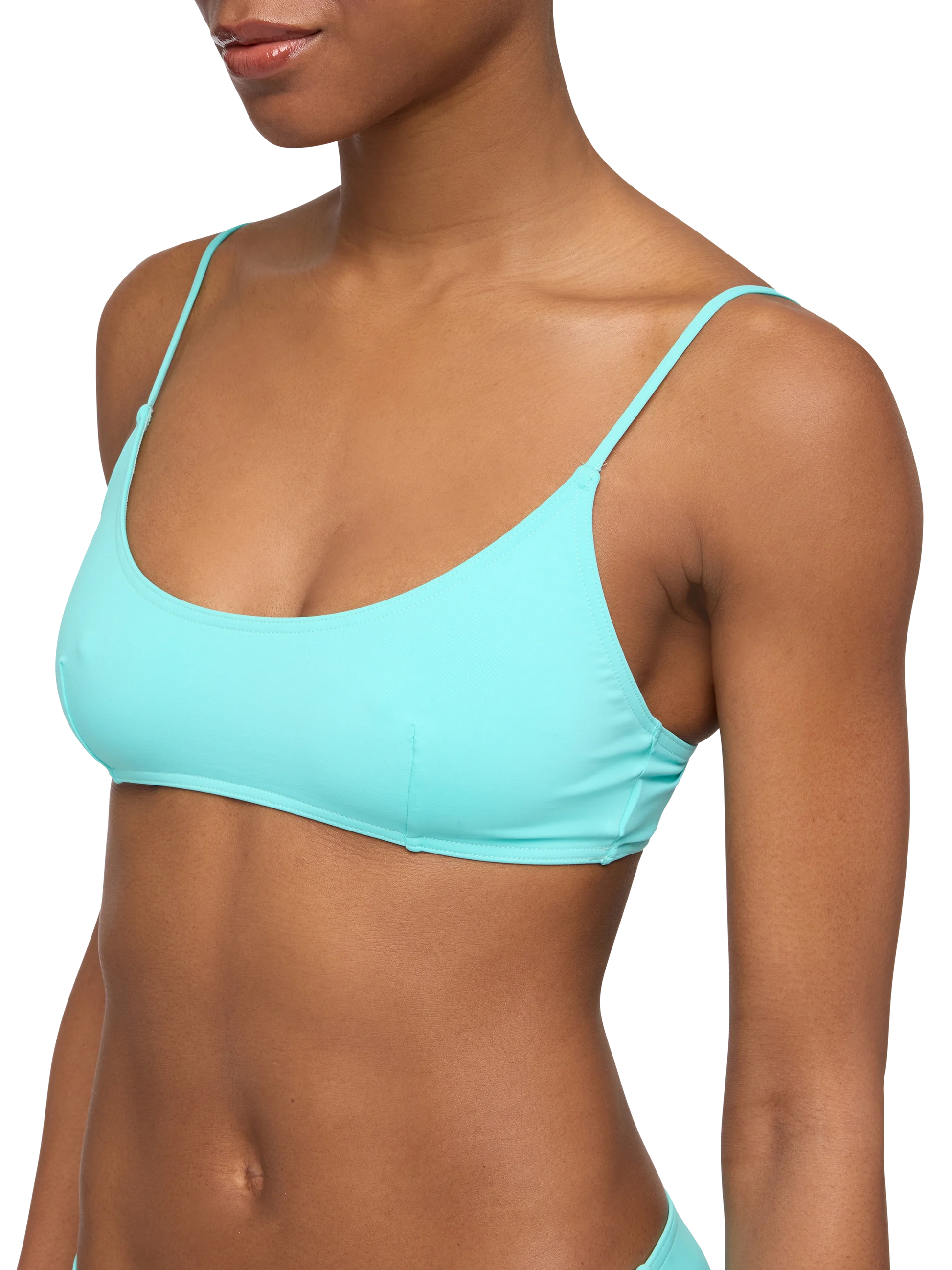 Judy Lido water green bikini with bralette top and classic briefs - MC2 Saint Barth