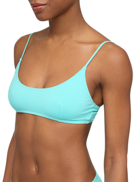 Judy Lido water green bikini with bralette top and classic briefs - MC2 Saint Barth