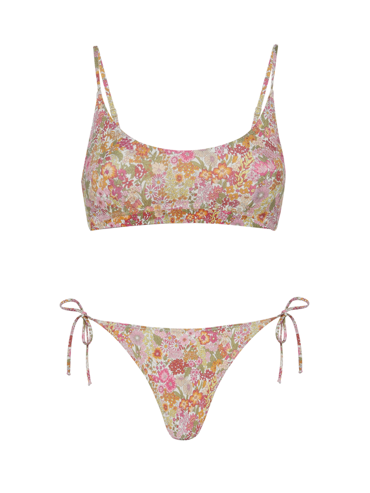 Bralette bikini Judy Virgo with Margaret Annie floral print | MADE WITH LIBERTY FABRIC - MC2 Saint Barth