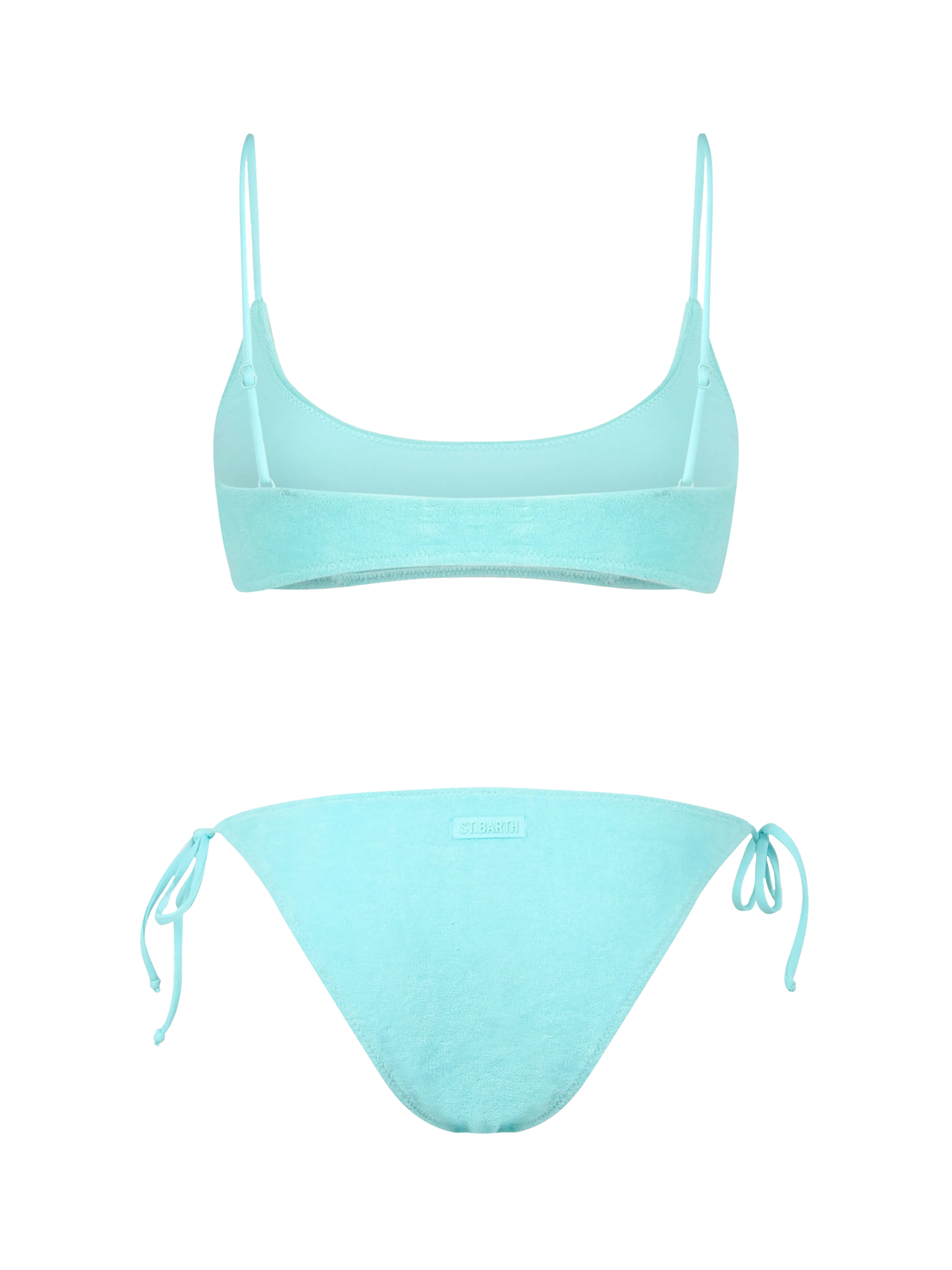 Woman green terry bralette bikini Judy Virgo - MC2 Saint Barth