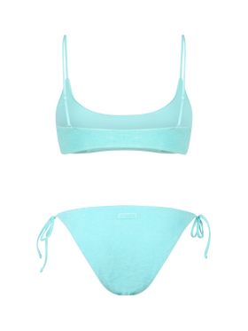 Woman green terry bralette bikini Judy Virgo - MC2 Saint Barth