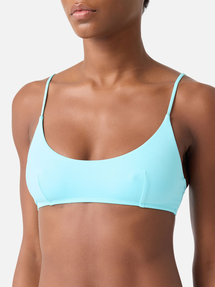 Wassergrünes Judy Bralette-Bikini-Oberteil 