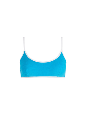 Woman terry bralette beach top Judy with piping - MC2 Saint Barth