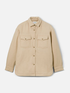 Giacca da donna in lana con stampa strass Saint Barth