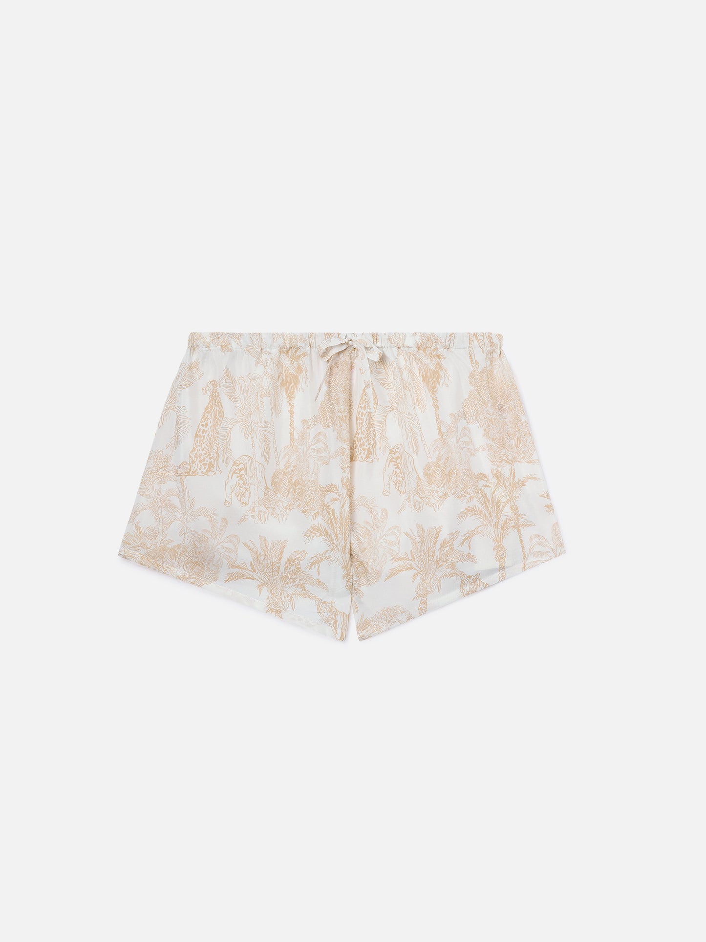 Short en soie Kammy avec imprimé toile de Jouy 