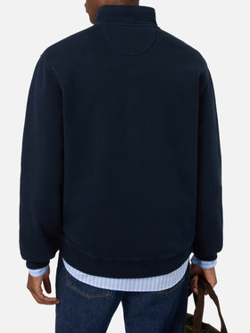 Marineblaues blue Kenneth Sweatshirt aus Baumwolle mit SB Legacy-Monogramm 