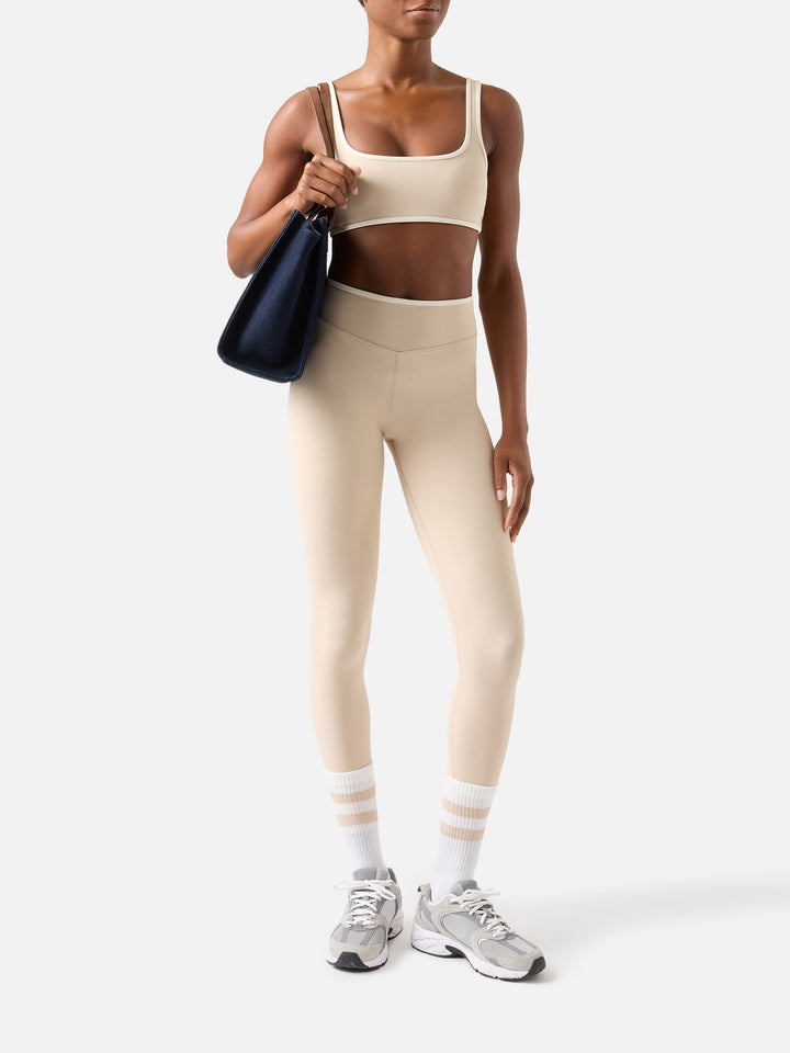 Beige Kaya-Leggings 