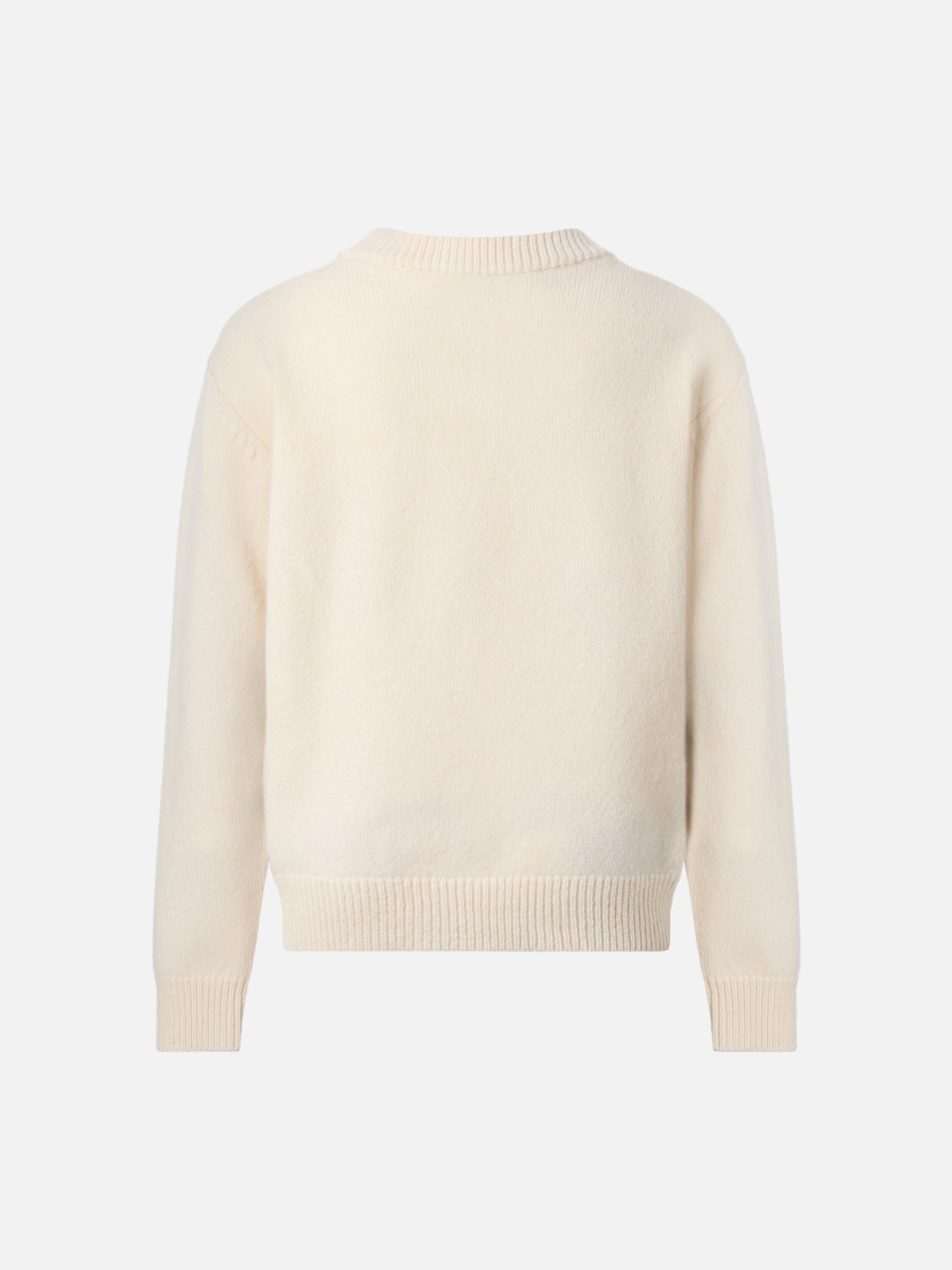 Kyla Jr wool sweater with St. Barth heart jacquard